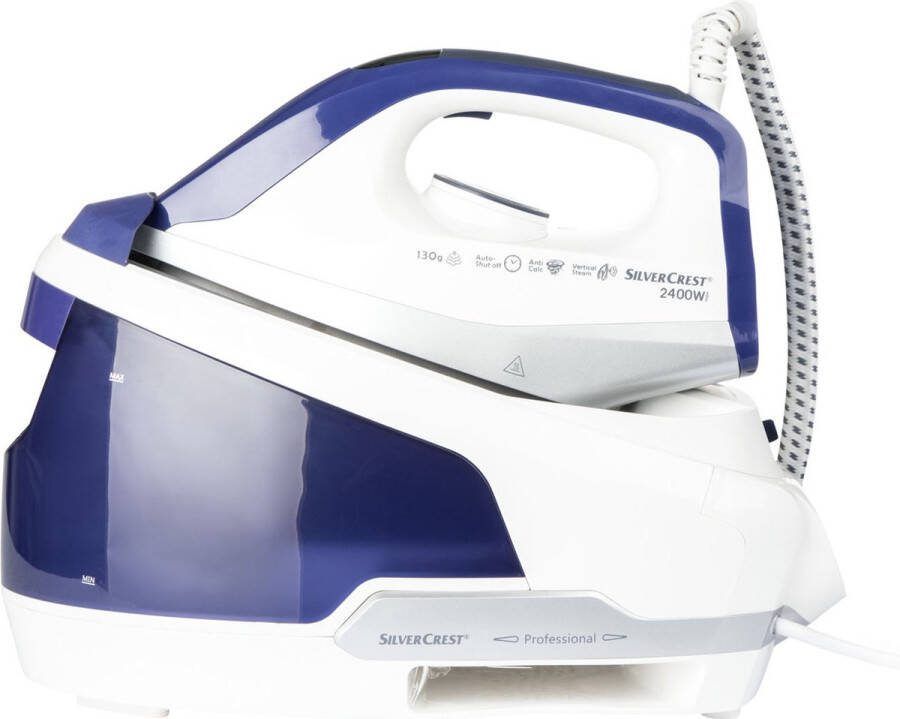 SILVERCREST Stoomstrijkijzer Strijkijzer Ideaal om droog- en met stoom te strijken 1 8 L Stoomstoot: 130 g min 2400 W