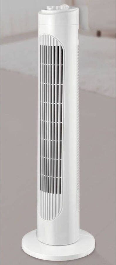 SILVERCREST Toren ventilator 50W Wit Draaifunctie Timer