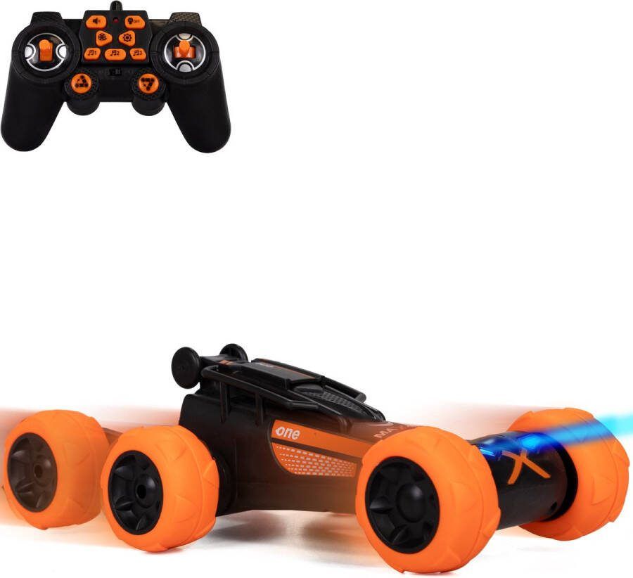 Silvergear Bestuurbare Auto met 6 Wielen RC Drift Auto Met Licht- én Geluidseffecten RC Car