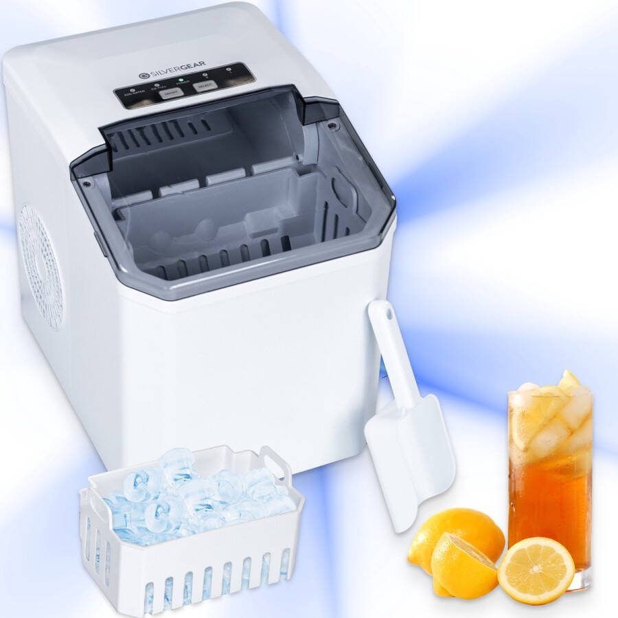 Silvergear Ijsblokjesmachine Zelfreinigend Ijsblokjes Machine Ijsblokjesmakers Ijsklontjes Machine