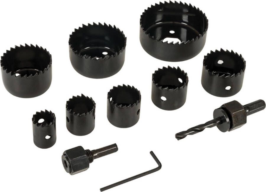 Silverline 11-delige gatenzaag set 19 64 mm