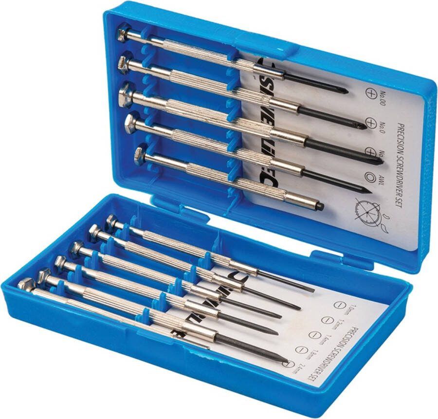 Silverline 11-delige juweliers schroevendraaier set