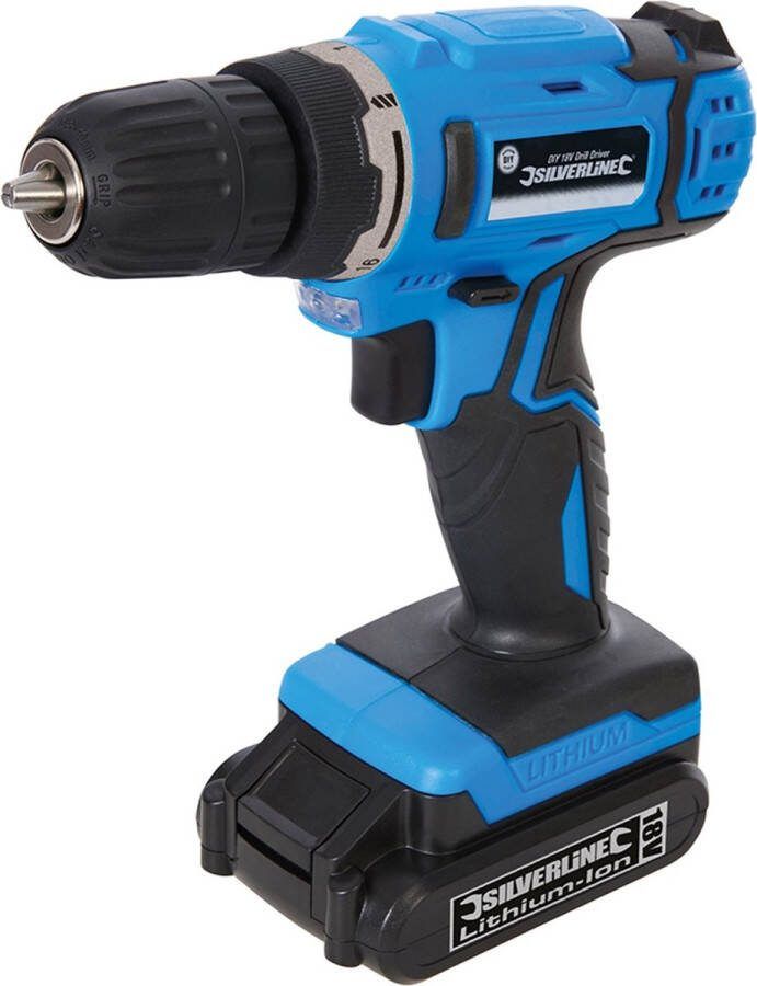 Silverline 18 V accuboormachine