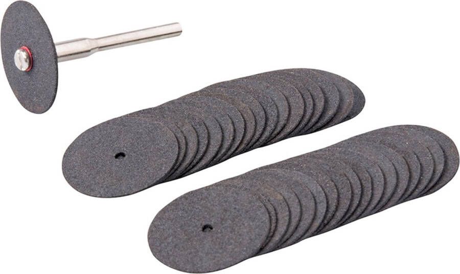 Silverline Snijschijven set 22 mm diameter 36-delig voor materialen