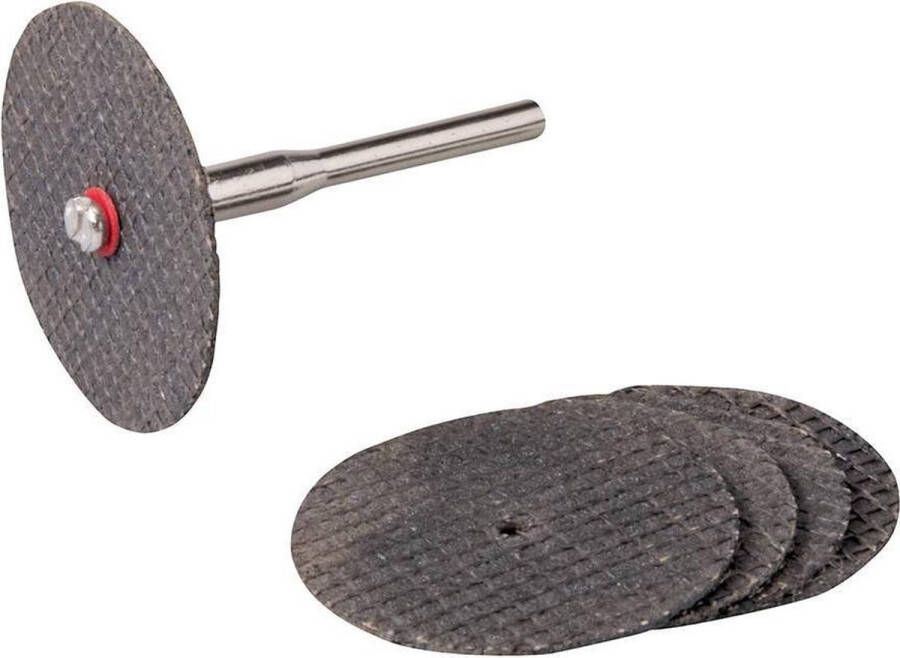 Silverline Metaal snijschijven set Ø 31 mm 6-delig Hars gebonden aluminiumoxide