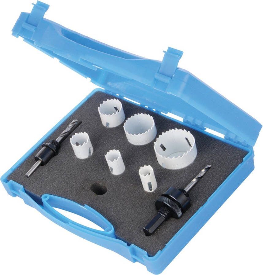 Silverline 9-delige elektricien bimetalen gatenzaag set 18 51 mm dia.