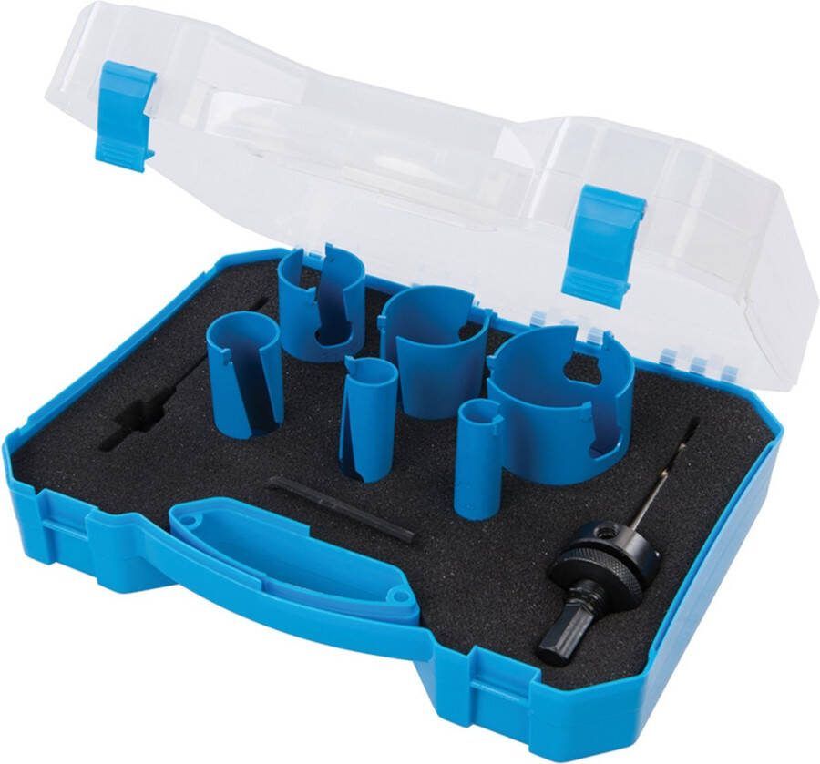 Silverline 9-delige multi-materiaal TCT gatenzaag set 19 57 mm