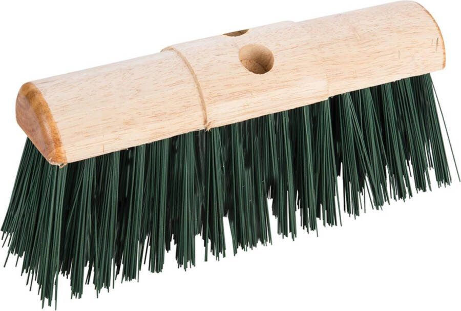 Silverline Bezemkop met PVC haren Zadelrugontwerp 33 cm Exclusief steel