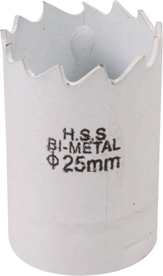 Silverline Bimetalen gatenzaag Ø 25 mm Voor aluminium brons koper PVC acryl en hout