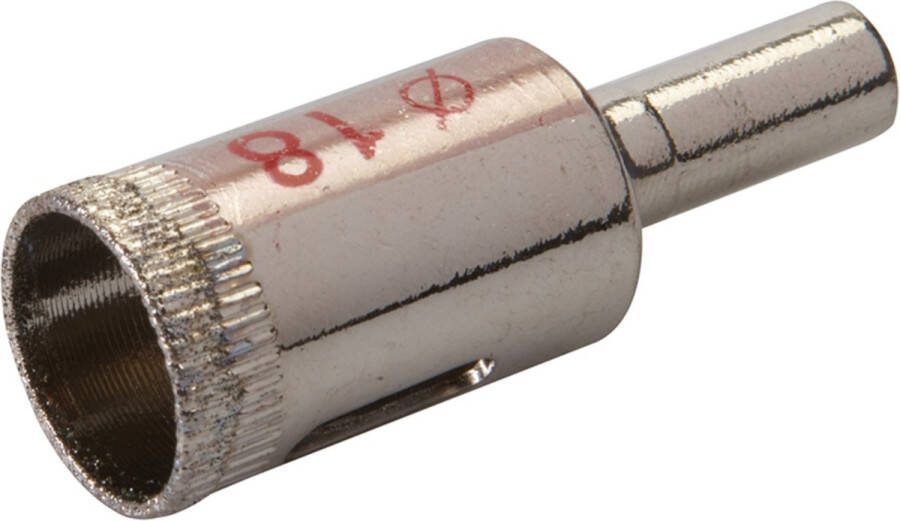 Silverline Diamant gatenzaag Ø 18 mm Voor tegels glas en marmer Roestbestendig