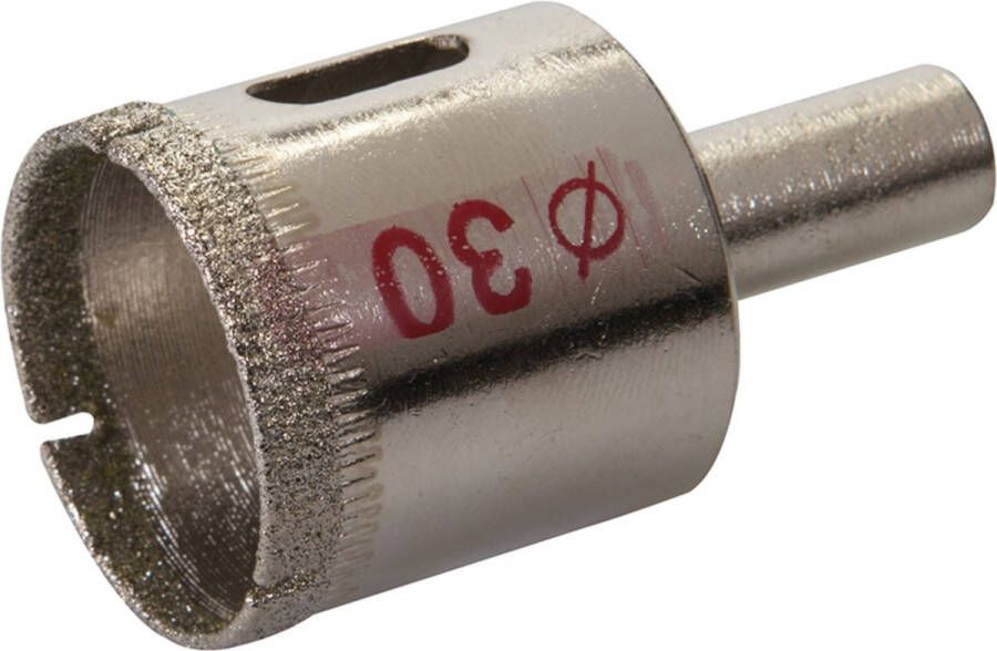 Silverline Diamant gatenzaag Ø 30 mm Voor keramiek glas en marmer Roestbestendig