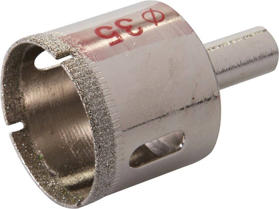 Silverline Diamant gatenzaag Ø 35 mm Voor keramiek glas en marmer Roestbestendig