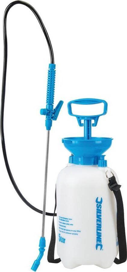 Silverline Drukspuit Hogedruk 5 liter Roestvrijstalen lans Verstelbaar mondstuk
