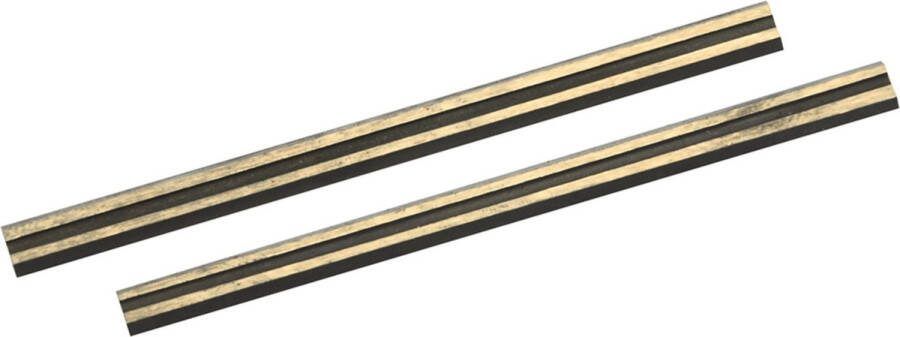 Silverline Duurzame hardmetalen schaafmachine bladen 80 x 5.5 x 1.1 mm 2 stuks
