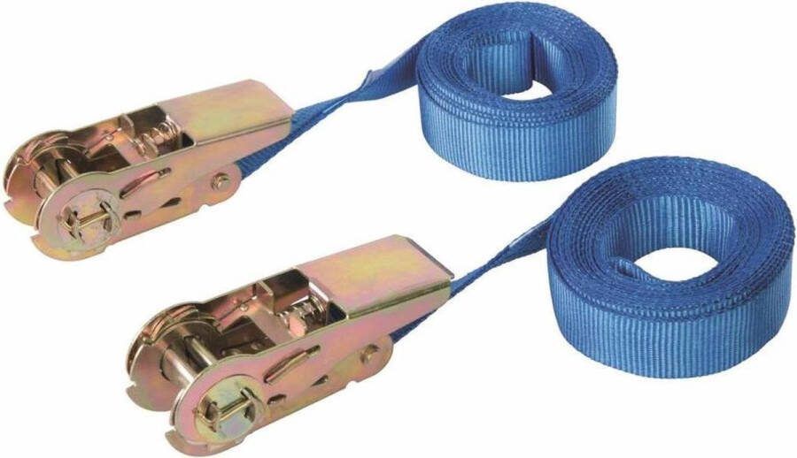 Silverline Eindeloze Ratel Spanband Getest 250 kilo Capaciteit 500 kilo 2 stuks