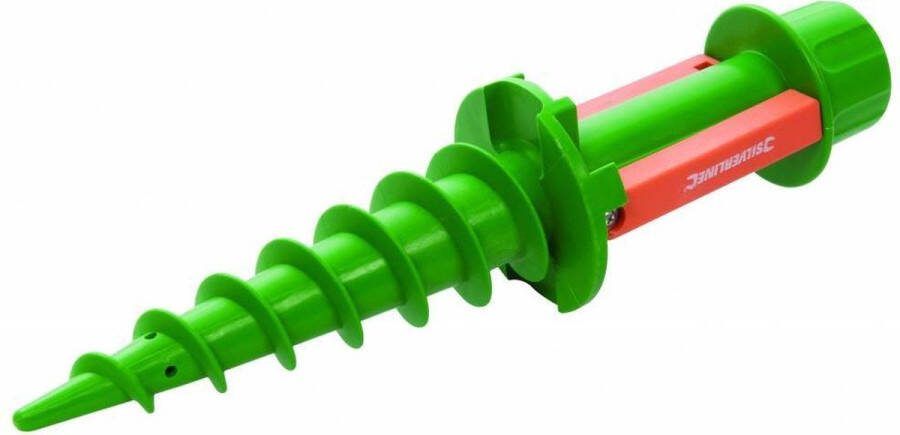Silverline Grondboor parasolvoet schroefconstructie groen 45 cm