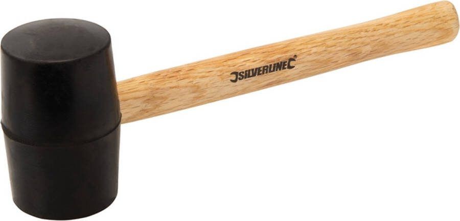 Silverline HA72 Rubberen hamer Zwart 454gr