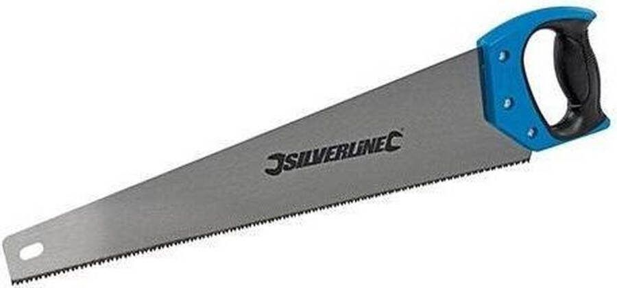 Silverline Handzaag geharde tanden lage frictie 500 mm 7 TPI