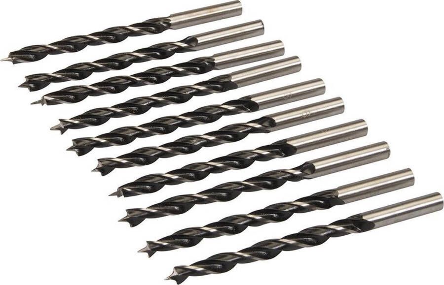 Silverline Houtboren 6 mm. 10 Stuks