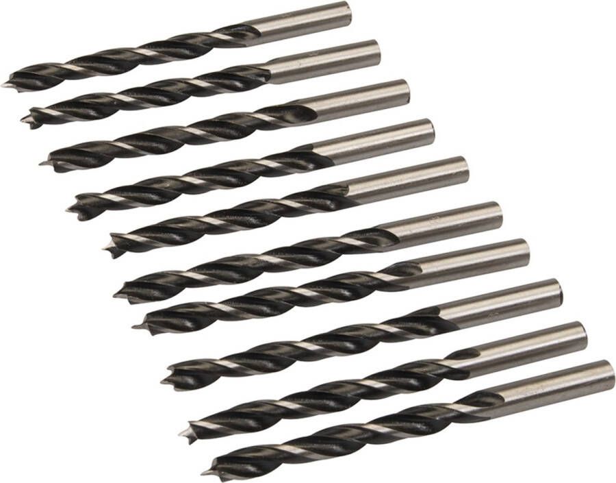 Silverline Houtboren 8 mm. 10 Stuks