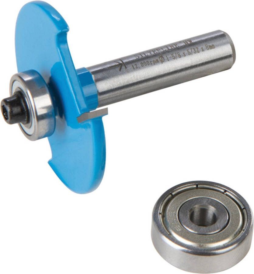 Silverline Lamellenfrees Dubbele fluit TCT snijranden Schacht 8 mm Voor nr. 10 en 20 lamellen