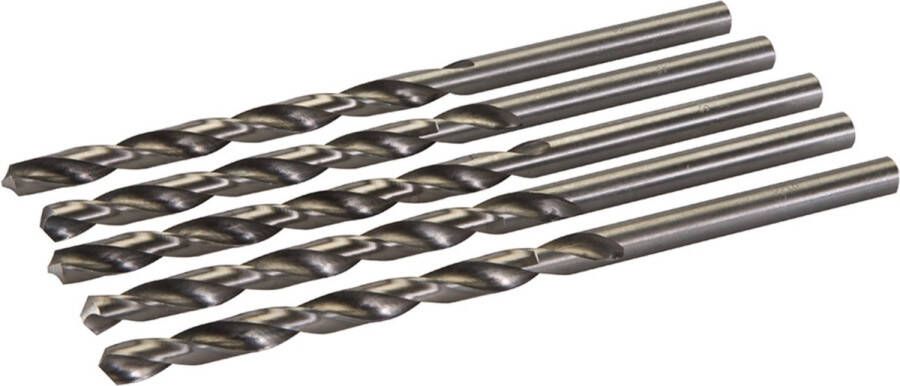 Silverline Lange Metaalboor Rolgewalst HSS-R 8 x 165 mm 5 stuks