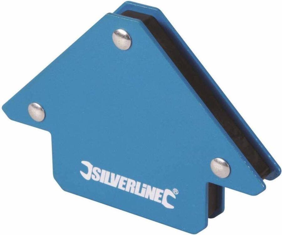 Silverline Lasmagneet 75 mm Hoeken 45° 90° 135° Krachtige grip Geëmailleerd afwerking