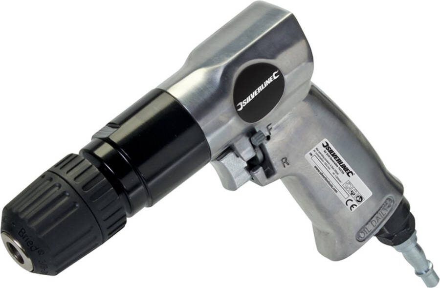 Silverline Pneumatische boormachine 10 mm variabele snelheid enkelhandige bediening 1 111 kg