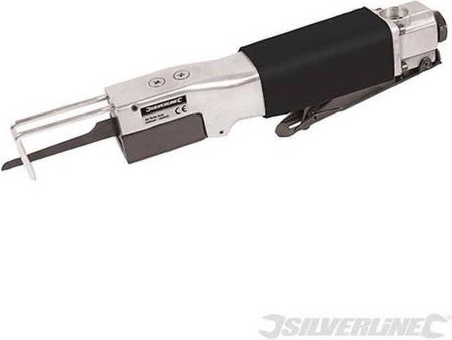 Silverline Pneumatische carrosseriezaag Verstelbare bladgeleider Veiligheidspal 240 mm