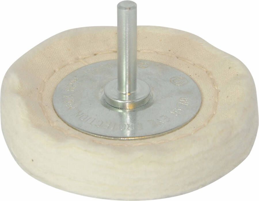 Silverline Polijstwiel Vilt Ø 75 x 12 mm Voor Complexe Metaalvormen Geschikt voor Boormachines