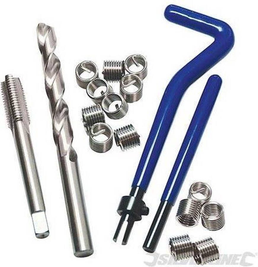 Silverline Schroefdraad Reparatieset M12 x 1.75 mm Compleet met HSS Tap en Accessoires