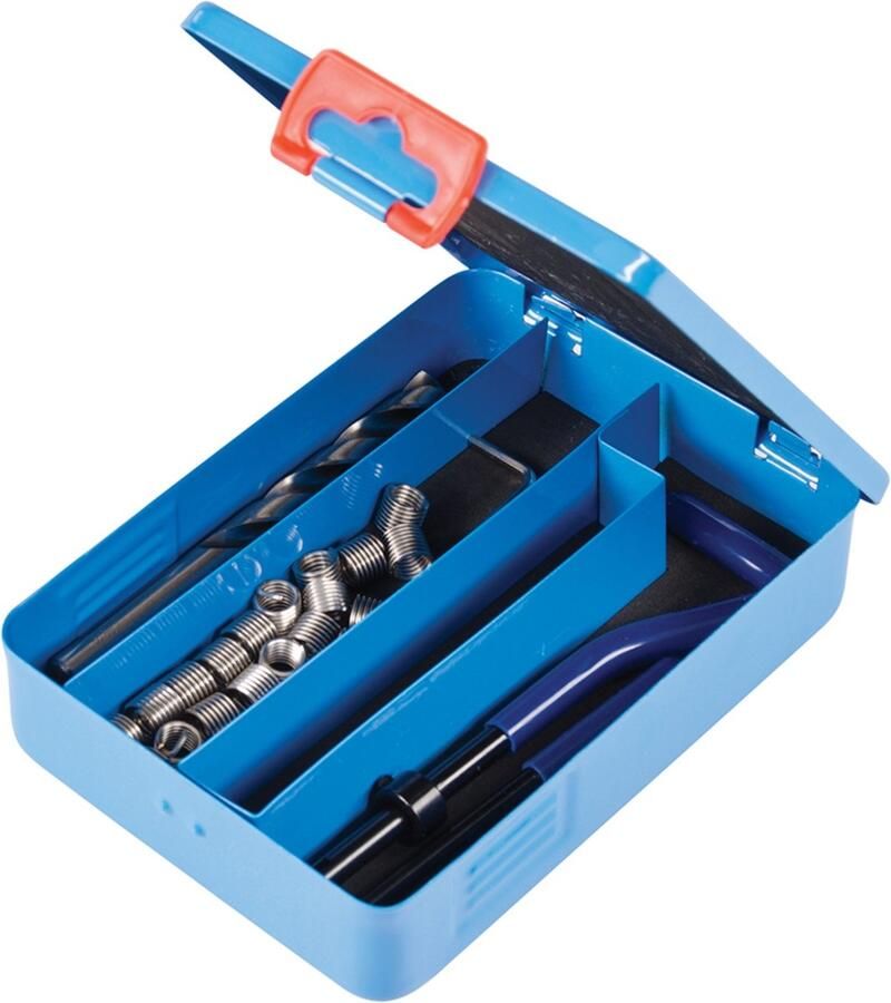 Silverline Schroefdraad reparatieset M8 x 1.25 mm Compleet met HSS tap en draaiboor
