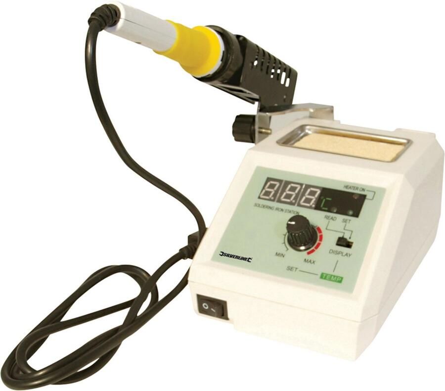 Silverline Veelzijdig soldeerstation 48 W 150-480 °C keramisch element beige