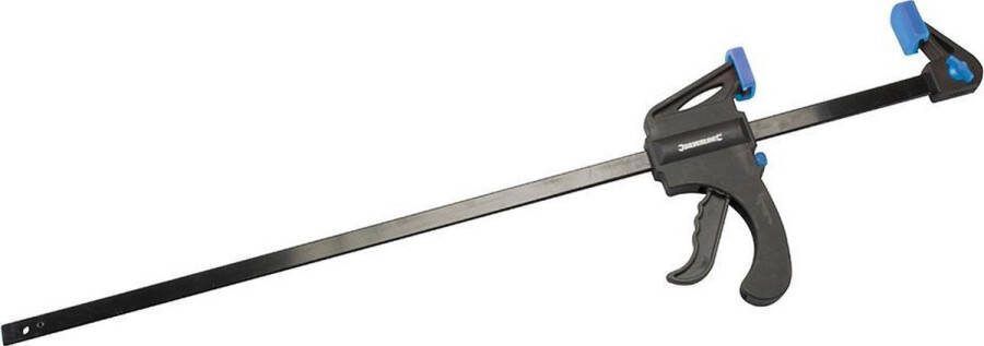 Silverline Snelspanklem 600 mm Lichtgewicht nylon Enkelhandig gebruik Om te bouwen tot spreider