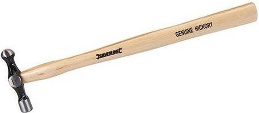 Silverline Stalen bolhamer hickory steel 113 gram gepolijste kop hoge grip