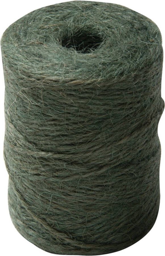Silverline Sterk jute tuin touw 100 meter groen