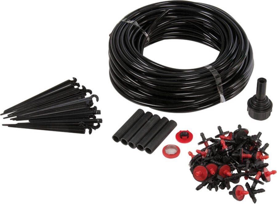 Silverline Complete tuin irrigatie set 71-delig waterbesparend eenvoudig te installeren