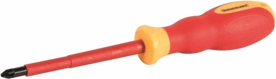 Silverline VDE soft-grip elektriciens schroevendraaier Pozidriv PZ2 x 100 mm