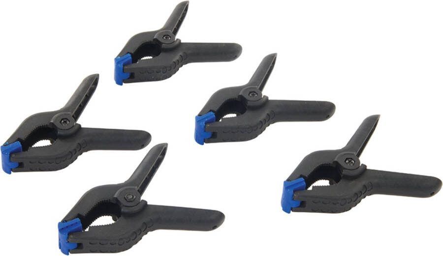 Silverline Veerklemmen 110 mm kaak Soft-grip pads 5 stuks