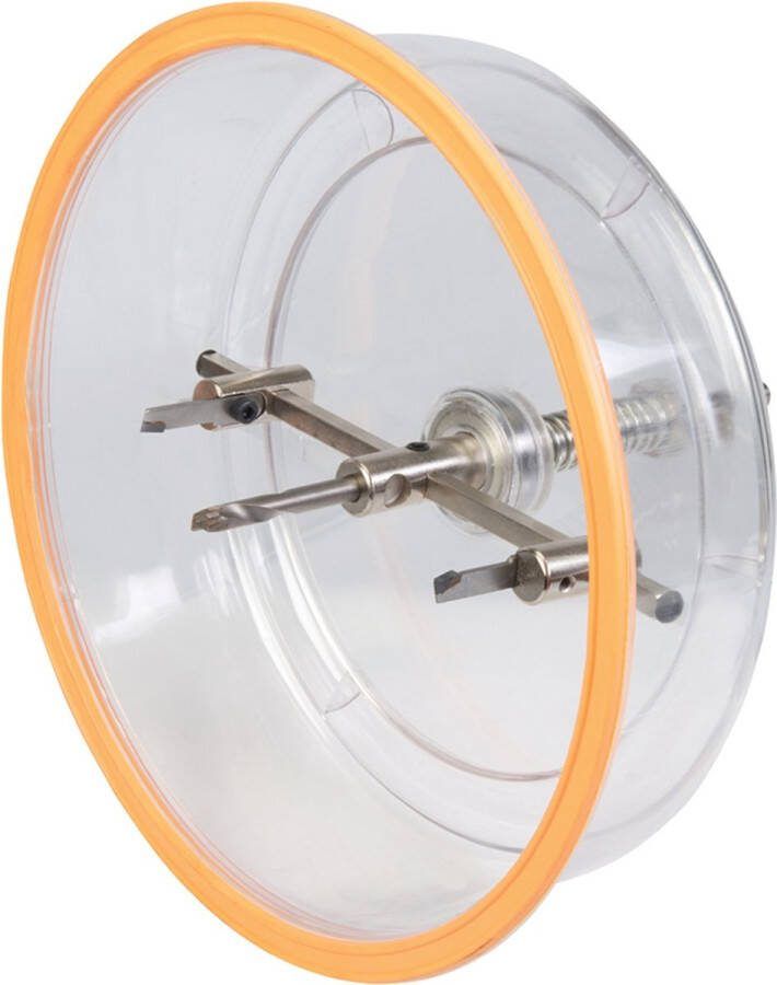 Silverline Verstelbare gatenzaag met stofkap 40 200 mm dia.