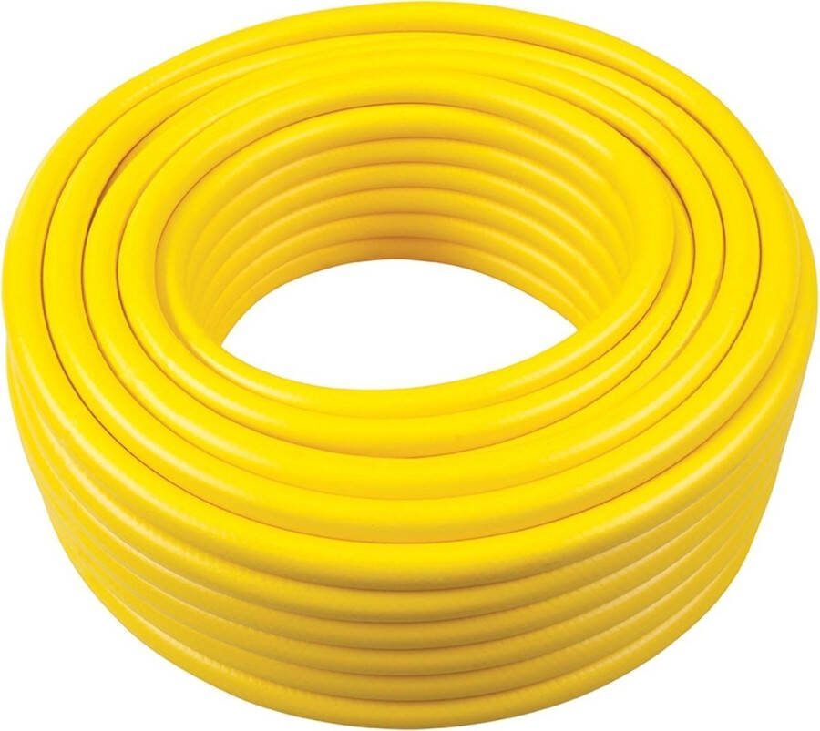 Silverline Versterkte PVC tuinslang Geel 30 meter Kinkbestendig 12 7 mm diameter