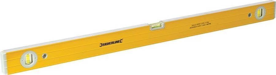 Silverline Waterpas met 3 libellen 45º 90º en 180º 900 mm Aluminium Robuust ontwerp