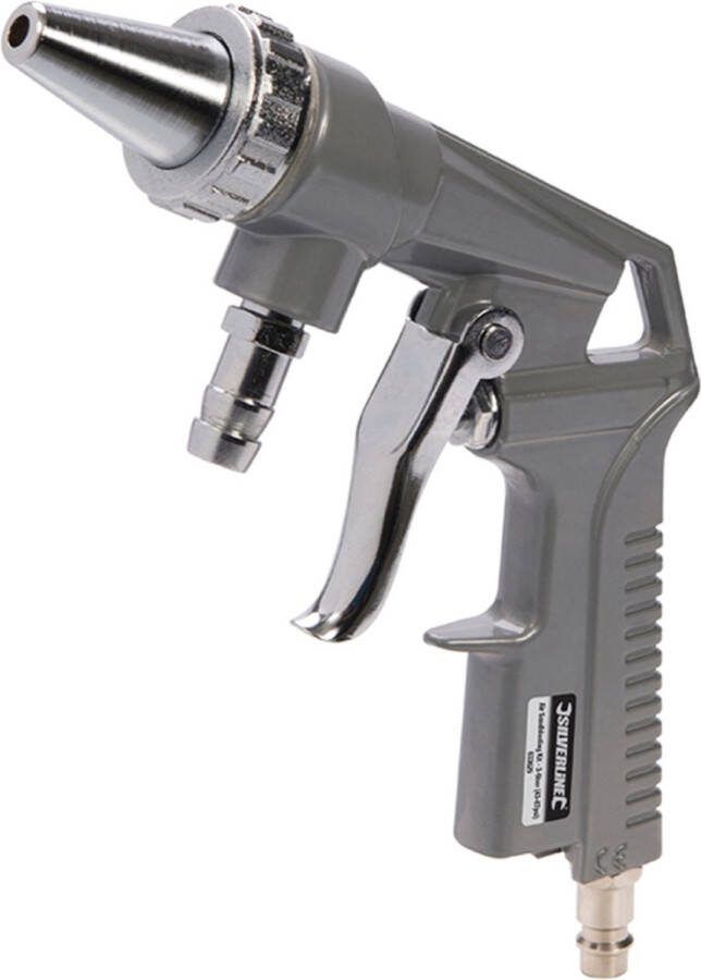 Silverline Zandstraalpistool set Verwijdert roest en verf Gebruiksdruk 3-6 bar Inclusief accessoires