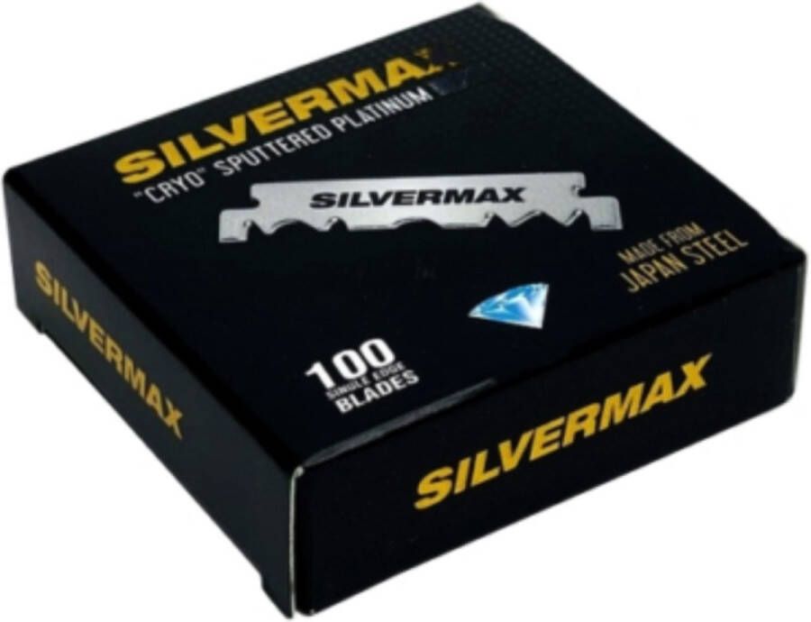 Silvermax 100 “Cryo” Sputtered Platinum Scheermesjes