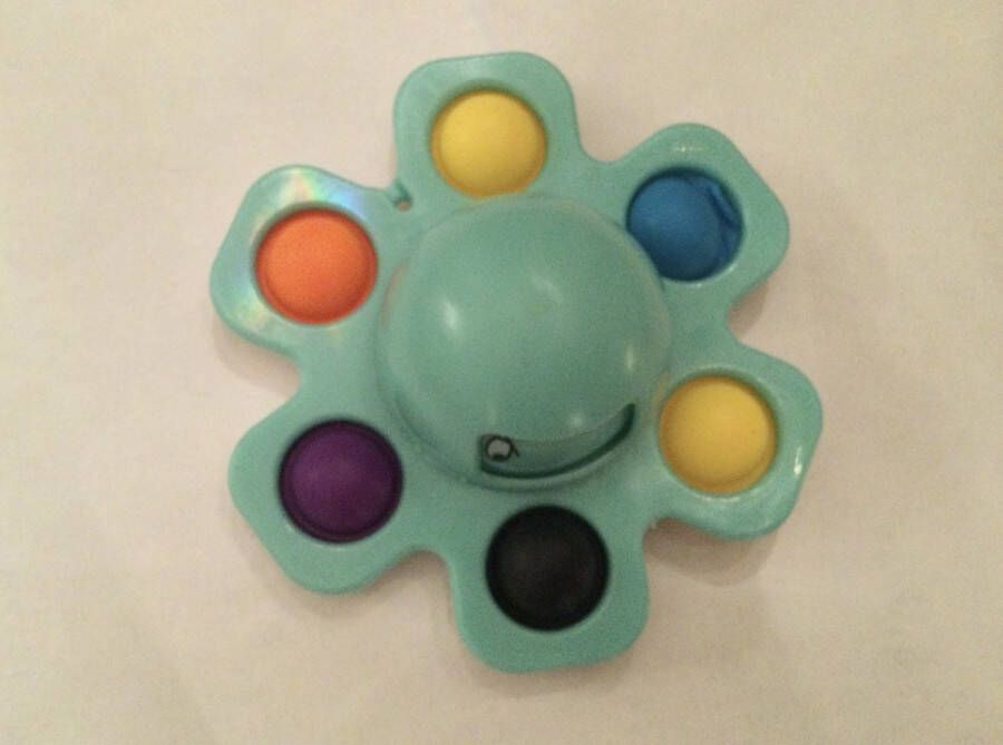 Simann Products Fidget Toys Octopus Spinner Mood Spinner Pop It Spnner Fidget Spinner Groen NIEUW!!!