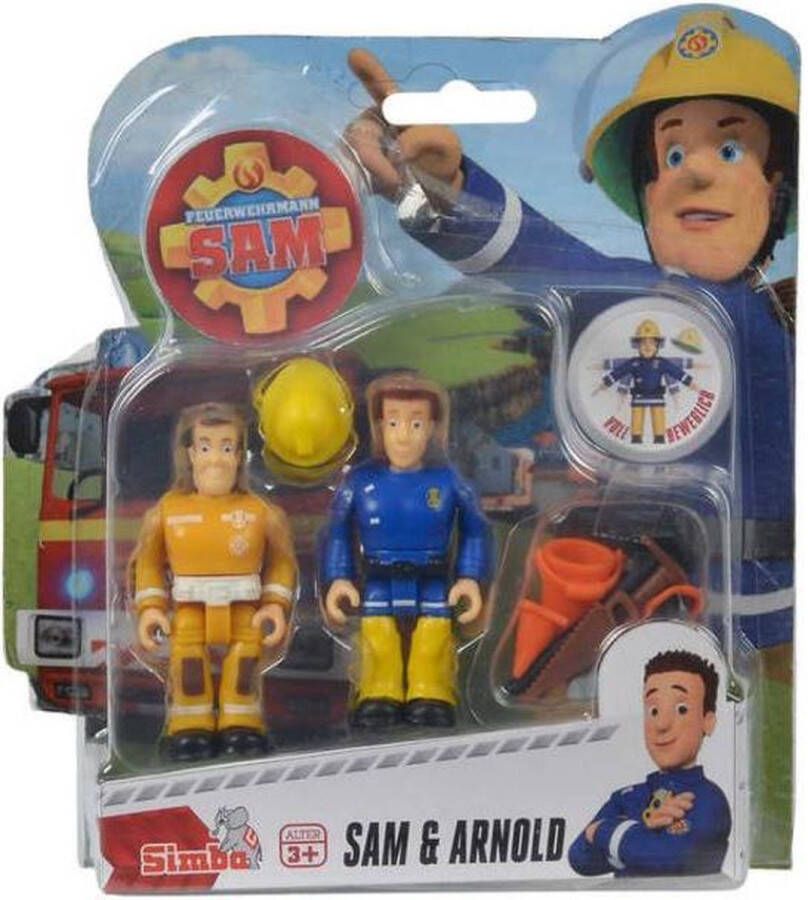 Simba Dickie toys Brandweerman Sam Speelfiguren Sam en Arnold