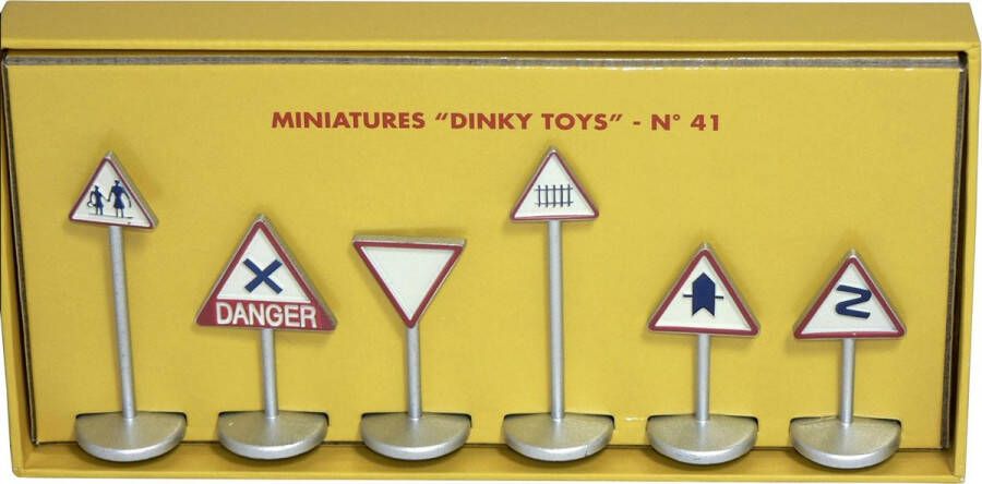 Simba Dickie toys DINKY TOYS PANNEAUX DE SIGNALISATION ROUTE SET schaalmodel 1:43