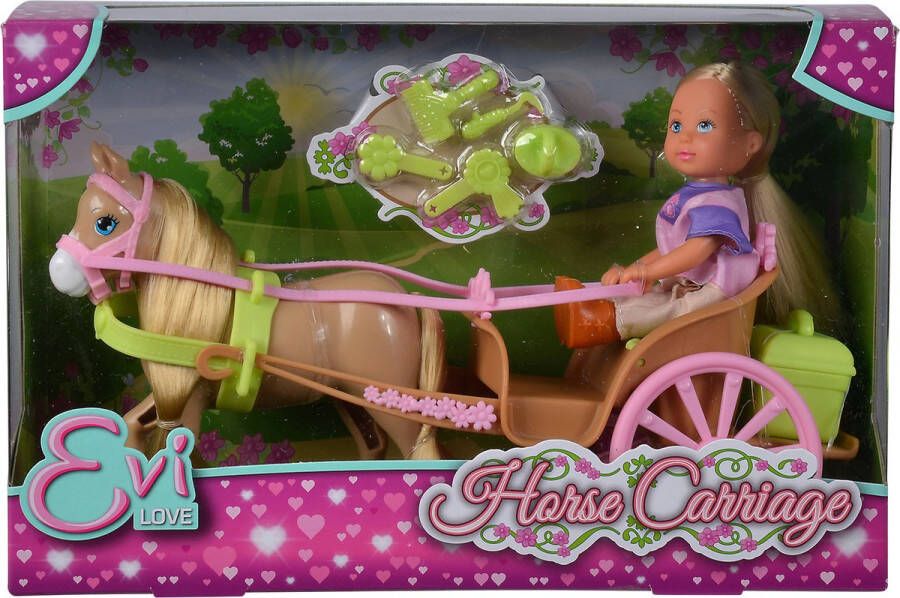 Simba Babypop Evi Love Horse Carriage