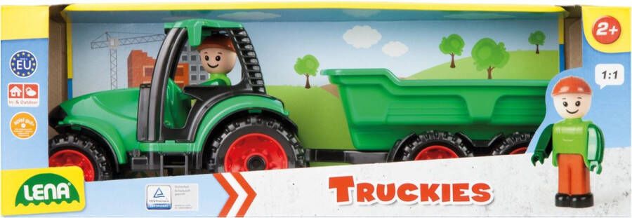 Lena Tractor Truckies Jongens 36 5 X 10 5 Cm Groen rood