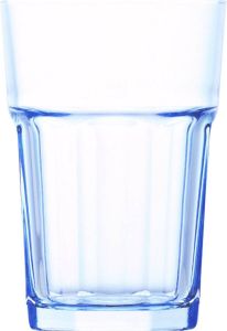 Simon's tafel Longdrink Longdrinkglas Limonadeglazen 12 x 8 cm 365ml Blauw 4 Stuks